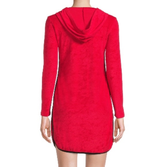 NWT No Boundaries Zip Front Hooded  Dress -Small - Picture 3 of 7